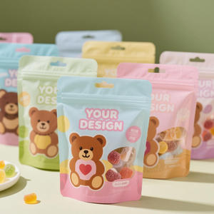 LOGO personalizzato stampato in lamina Snack caramelle cioccolato Stand up sacchetto richiudibile Mylar alimenti per bambini con chiusura a Zip sacchetti di plastica - Product Image 2