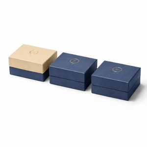 Deluxe Jewelry Set <b>Box</b> Custom Rigid Cover Base Jewelry <b>Gift</b> <b>Box</b> Custom Velvet Insert Custom Printing Logo OEM Factory - Product Image 2