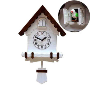 European Style Cuckoo <b>Wall</b> <b>Clock</b> House Shaped Battery Powered For Children <b>Bedroom</b> Living Room - Product Image 1