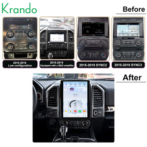 Radio con Pantalla Táctil de 14.5 Pulgadas Estilo Tesla para Automóvil, Sistema Android, para <span class=keywords><strong>Ford</strong></span> Raptor F150 2015-2019, Unidad Principal para Automóvil, Carplay Inalámbrico - Product Image 4