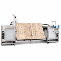 Sierra de Puente CNC de 5 Ejes y Motor de Fresado para Procesamiento de Granito y Cuarzo, Máquina Multifuncional de Corte de Piedra Hualong HKNC-650PLUS