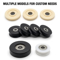 Poulies en nylon usinées CNC sur mesure haute résistance et rouleaux en POM à rainure en U/V, adaptés aux applications à vitesse variable.