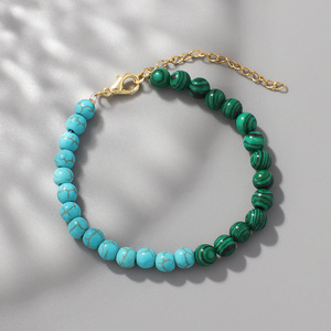 Collana Carrie proprio come quel <span class=keywords><strong>sesso</strong></span> la città ha ispirato gioielli collana di perline di Malachite turchese - Product Image 5