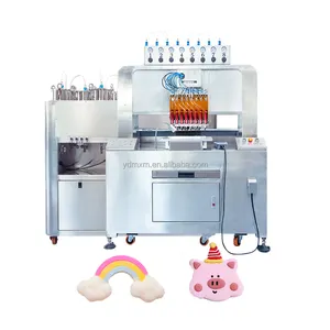 Máquina de fabricación de chocolate video Desmoldeador automático para moldes de chocolate y máquinas