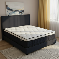 Matelas domestique ergonomique à ressorts ensachés, taille complète pour chambre, améliore le sommeil, traitement ignifugé