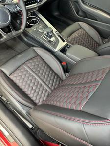 Fundas de Asientos Deportivos de Cuero para <span class=keywords><strong>Audi</strong></span> <span class=keywords><strong>A3</strong></span> S3 RS3 A4 S4 RS4 Avant Allroad <span class=keywords><strong>Sportback</strong></span> 8P 8V 8Y B6 B7 B8 B9 - Product Image 3