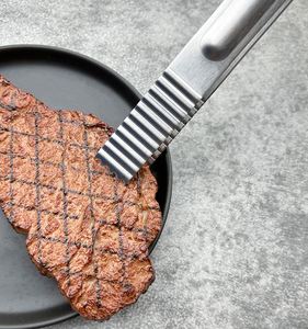 Wholesale Buffet Party Cooking Kitchen Tongs BBQ Long Food <b>Clip</b> Stainless Steel Salad BBQ Grill Tongs <b>Clip</b> - Product Image 5