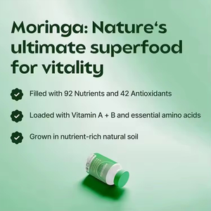 <span class=keywords><strong>Moringa</strong></span> Zaadolie Capsules Organisch Kruidensupplement Voor Immuunondersteuning Voor De Gezondheid Van Het Haar 30 Capsules - Product Image 2