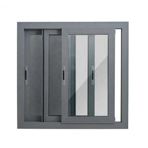 Ventanas Corredizas de Doble Vidrio con Aislamiento Térmico, Ventana Corrediza de Aluminio con Vidrio Bajo Emisivo y Mosquitera, Gran Oferta <span class=keywords><strong>2026</strong></span> - Product Image 1