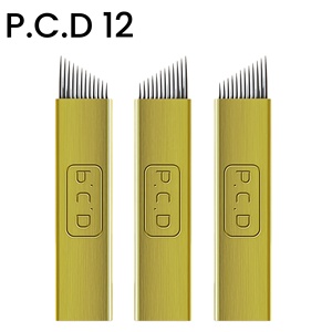 Agujas de Microblading PCD U19 al por Mayor, 12/14 Pines, para Tatuaje de Cejas 3D - Product Image 1