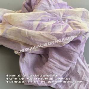 Trapos de Algodón Reciclado en Trozos Cortados, Trapos Industriales de Tejidos Mixtos de Colores, Trapos de Algodón para Limpieza - Product Image 4