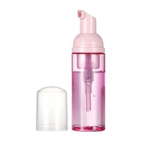 Set Botol Busa dan Botol Semprot Bentuk Bulat Plastik 60ml 80ml 120ml 150ml 180ml 200ml Kosmetik Sablon PUMP Sprayer
