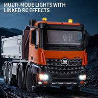 AiJH Huina 1536pro 1:14 Camion benne RC en alliage 2.4G pour travaux d'ingénierie et de transport
