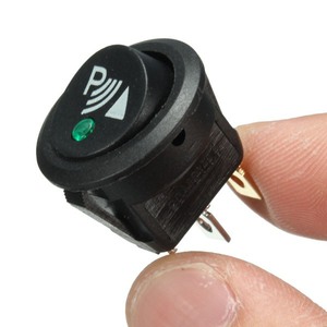 Interrupteur à bascule KCD1 œil de chat avec LED <span class=keywords><strong>12V</strong></span> pour modification automobile, interrupteur de capteur de recul, interrupteur à bascule de type bateau - Product Image 4