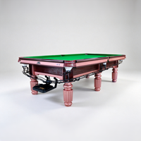 Table de billard chinoise PUSHIZHE de 9 pieds, table de billard professionnelle de tournoi standard avec retour de balles pour club