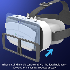 G12 <span class=keywords><strong>VR</strong></span> Tai nghe thực tế ảo Kính Stereo Mũ bảo hiểm cho IOS Android điện thoại thông minh 3D thế giới ảo <span class=keywords><strong>VR</strong></span> hộp cho điện thoại di động 3D thiết bị - Product Image 4