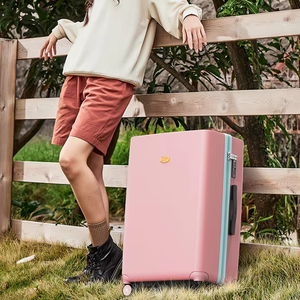 Valigia da Viaggio OEM ODM in Policarbonato 20/24 Pollici, Design Macaron, Separazione Asciutto/Bagnato, Dimensione Universale, Guscio Rigido con Asta Telescopica - Product Image 1