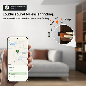 Traceur GPS étanche pour carte de crédit, localisateur intelligent <span class=keywords><strong>compatible</strong></span> <span class=keywords><strong>iPhone</strong></span> et Android, alternative au Google Find My Device et <span class=keywords><strong>Airtag</strong></span> - Product Image 5