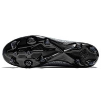 Greatshoes - Chaussures de football à prix avantageux, chaussures de football noires pour garçons, 1 paire, chaussures de football pour terrain synthétique pour hommes