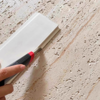 Panneaux muraux flexibles en travertin, ardoise artificielle ultra-mince, moderne, imperméable, ignifuge, durable pour chambre, hôtel, centre commercial
