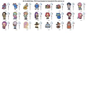 सिलीकोन शिलकोन शिकारी फोड बीड बनाने के लिए थोक बिड-कीचेन लानीर्ड कस्टम गाय पत्र लकड़ी का बीड बनाते हैं - Product Image 6