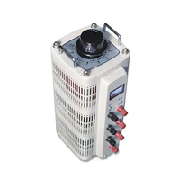 Estabilizador de Voltaje Trifásico Manual Ajustable TSGC2 9K AC SVC, Regulador Variac Autoenfriado, Transformador Variable