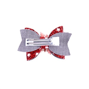 Venta al por Mayor de Fábrica: Pinzas para el Cabello con Lazo Brillante para Niñas, Ideales para Fiestas Infantiles - Product Image 2