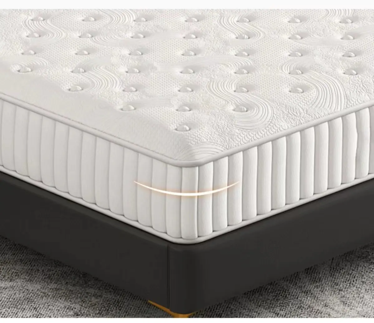 Produktion und Großhandel von übergroßen Memory Foam Vakuum gefüllte Matratze Box Hotel Doppelbett Feder kern matratze