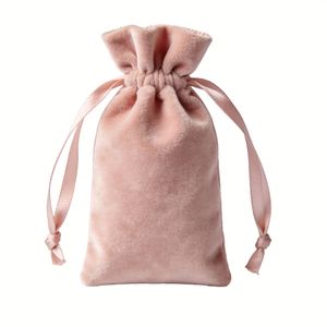Ventes en gros de sacs en velours personnalisés avec logo brodé pour cadeaux de Noël - Product Image 4