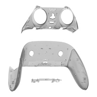 EXtremeRate Gamepad Bottom Top Bande décorative Skin Case Cover Plaque arrière avant Pièces de rechange pour contrôleur PS5 Edge