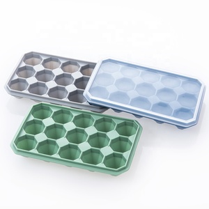 Dễ Dàng Phát Hành Rõ Ràng Kim Cương Hình Dạng Silicone <span class=keywords><strong>Ice</strong></span> <span class=keywords><strong>Cube</strong></span> Khay <span class=keywords><strong>15</strong></span> Ngăn Với Thân Thiện Với Môi Nắp Miễn Phí Mẫu <span class=keywords><strong>Ice</strong></span> Cream Maker Công Cụ - Product Image 5