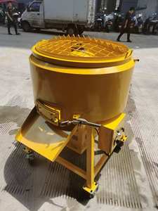 Wallgoe 200/400 litri Auto scarico betoniera verticale calcinabile Pan mortaio macchina con nucleo componente del motore - Product Image 2