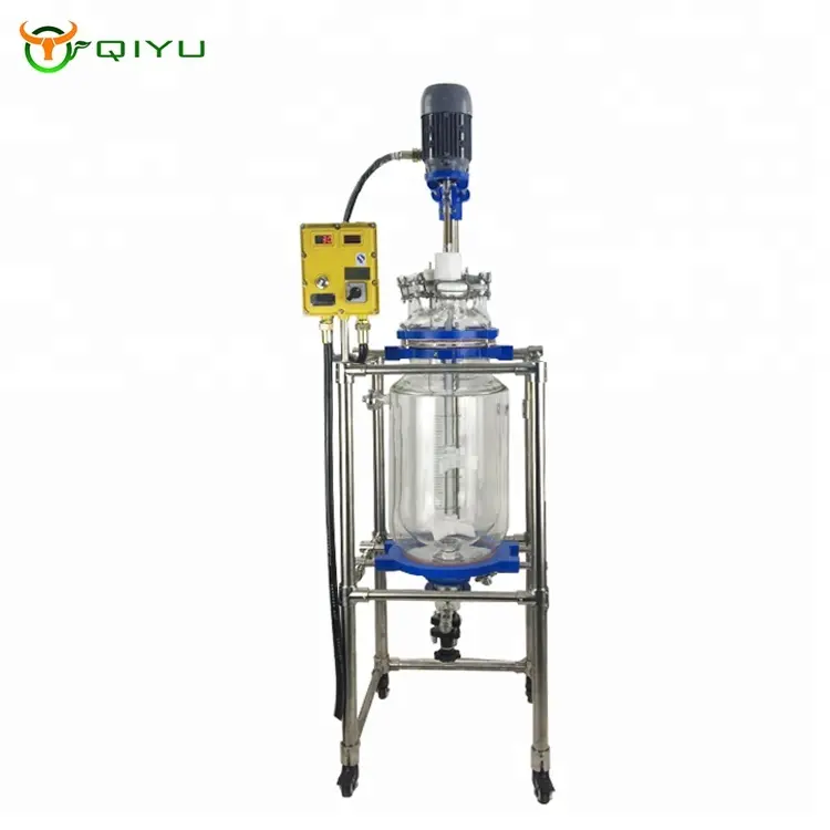 hybrid process reactors Hot Sale Solid Phase Peptide Synthesis With Collecting Bottle process glass filter reactor