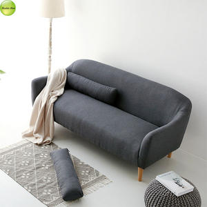 Canapés élégants en tissu <span class=keywords><strong>gris</strong></span> lavable 1+2+3 avec coussins, canapé de loisirs pour la maison, meubles d'appartement - Product Image 3