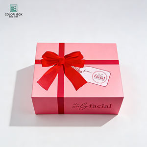 Boîte cadeau rigide écologique et recyclable avec fermeture magnétique, ruban et nœud, impression UV quadricolore pour festivals, mariages et événements - Product Image 3