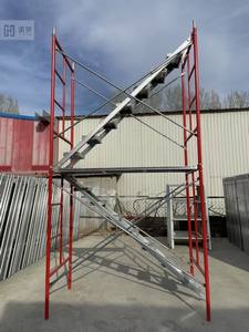 Métal galvanisé à chaud léger d'échafaudage de cadre en H pliable professionnel pour l'<span class=keywords><strong>escalier</strong></span> et l'entrepôt en vente - Product Image 3