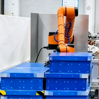 Robot de palettisation avancé AUBO-iS20 à 6 axes, charge utile de 20 kg, portée de 1647 mm, pour la palettisation en entrepôt avec fourche à palettes