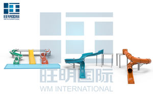 Glissière d'eau d'<span class=keywords><strong>intérieur</strong></span>/extérieure de fibre de verre d'équipement extérieur de parc aquatique d'enfants avec le mini parc aquatique pour la piscine - Product Image 2