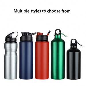 Botellas Deportivas de Aluminio de Pared Simple de 600ml y 750ml con Tapa, Personalizables con Logotipo, para Ciclismo, Regalo Promocional al por Mayor - Product Image 5