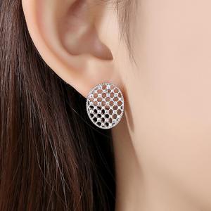 LUOTEEMI D'avanguardia AAA Zircone Cubico Pavimentato Orecchino <span class=keywords><strong>per</strong></span> la Giovane Donna Alla Moda Accessorio Dei Monili - Product Image 3