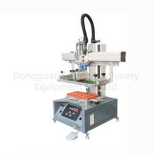 Machine d'impression sérigraphique semi-automatique manuelle pour gobelets cylindriques avec moteur 220V 3.2W, impression multicolore pour tasses et bouteilles - Product Image 1