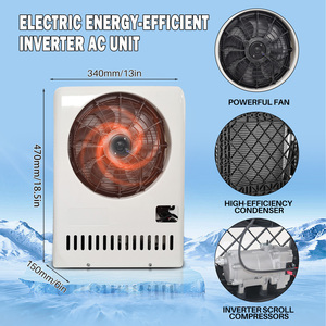 เครื่องปรับอากาศแบบแยกส่วน 1500W-2300W 12 โวลต์ 24 โวลต์ สำหรับจอดรถ รุ่น EAC001.33 เครื่องปรับอากาศ 12/24 โวลต์ รุ่น EAC0 - Product Image 2