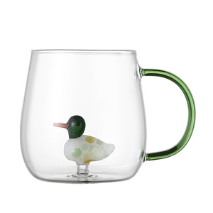 Handmade Clear Glass Sea <strong>Star</strong> <strong>Mug</strong> with Handle Creative New Design for Tea Coffee Beer Water Milk for Gifts Camping Parties - Product Image 4