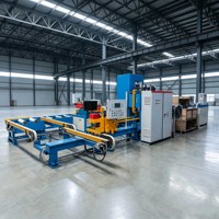 Table de refroidissement pour extrusion d'aluminium 600T, 38KW 380V, avec table de dévidage PLC et ligne de convoyage avec tireur pour le marché africain