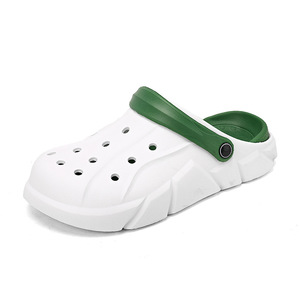 <b>Clogs</b> Thick Soled Comfortable Men Outdoor Indoor Shoes Buckle Closure 4cm Heel Number Pattern - Product Image 4