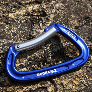 Mousqueton de sécurité en alliage d'aluminium Zw 1803C pour l'escalade et l'alpinisme - Product Image 2