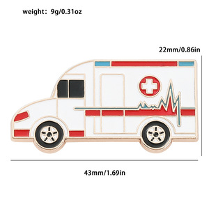 Usine originale créative badge médical infirmière médecin broche docteur émail broches docteur broche broche - Product Image 6