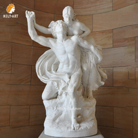 Estatua de Mármol de Antonio Canova de París, Tamaño Real, Tallada a Mano, Figura Clásica Griega/Romana, MILY