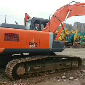 Excavadora Usada HITACHI ZX200 de 20 Toneladas, Totalmente Funcional, Excavadora de Segunda Mano ZX350-3G ZX360HG ZX470-3G, Bien Mantenida, Alta Calidad - Product Image 1