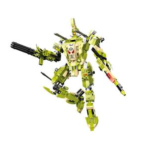 COGO 2 en 1 Transform Mecha Warrior Dinosaur Model 3D Building Block Toys for Kids - Product Image 4